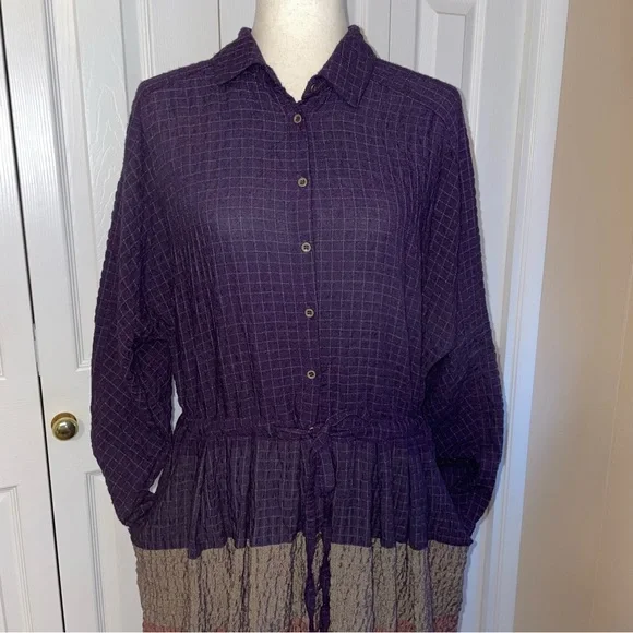 Free people maxi dress size L multi color - Picture 5 of 13